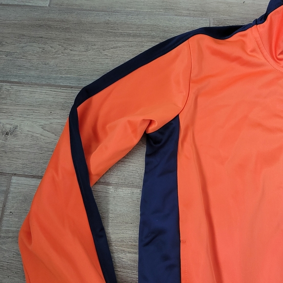 Denver Broncos NFL Sparkle Type Orange Track Jacket Full Zip Womens Small - Picture 3 of 16